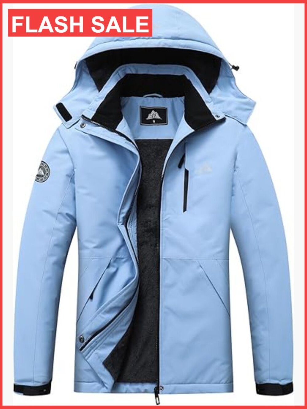 Women's Waterproof Insulated Ski Jacket Snowboarding Winter Coat with Hood